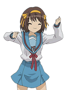 Nhân vật anime đang nhảy